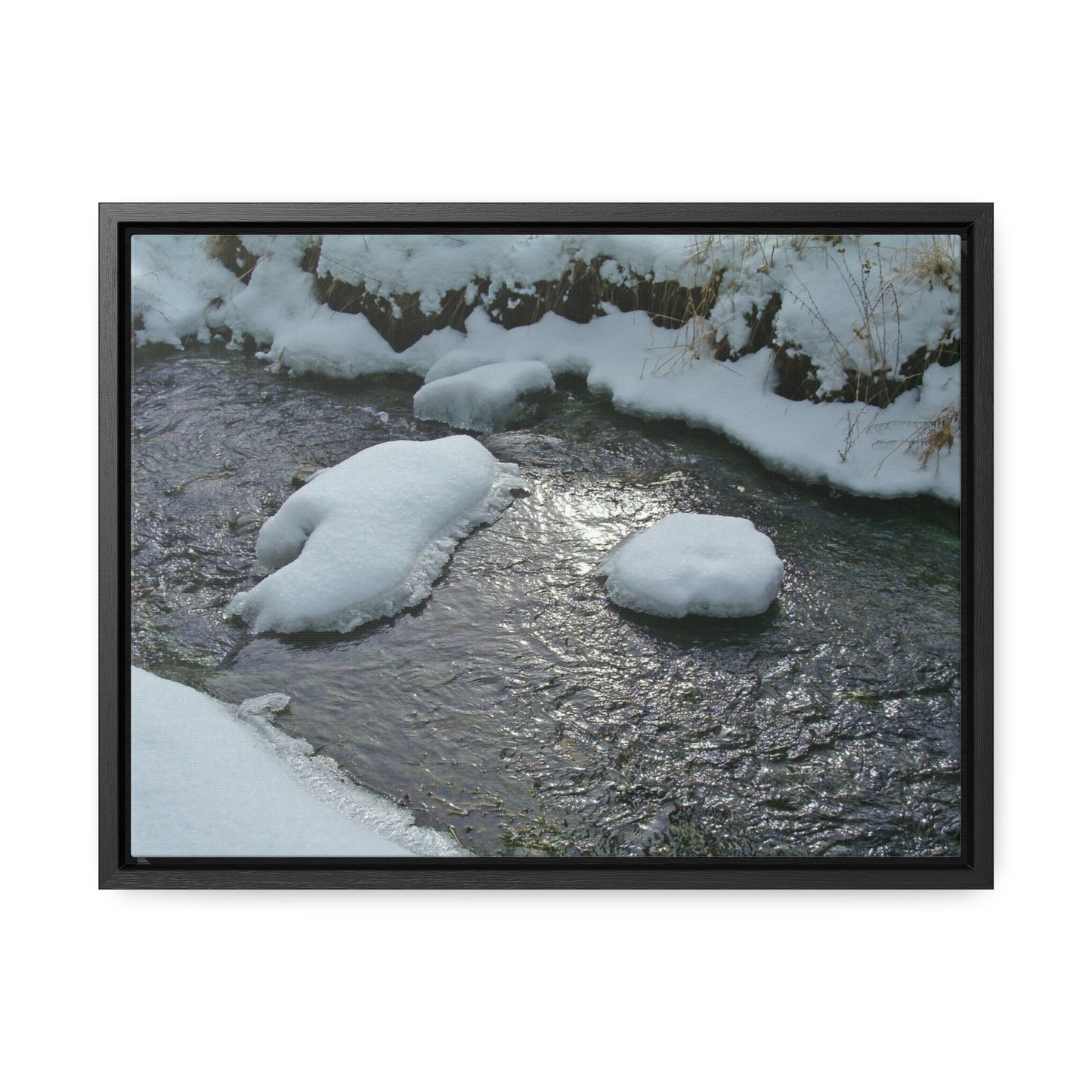 Winter Reflection Gallery Canvas Wraps Framed