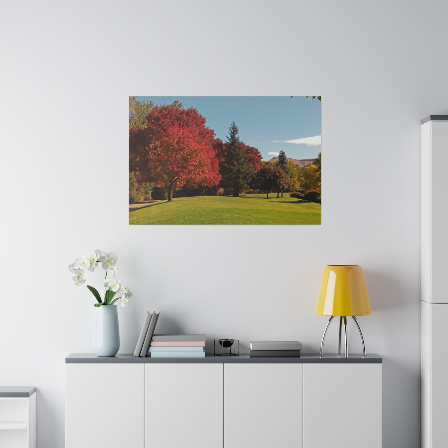 Autumn Lawn Matte Canvas