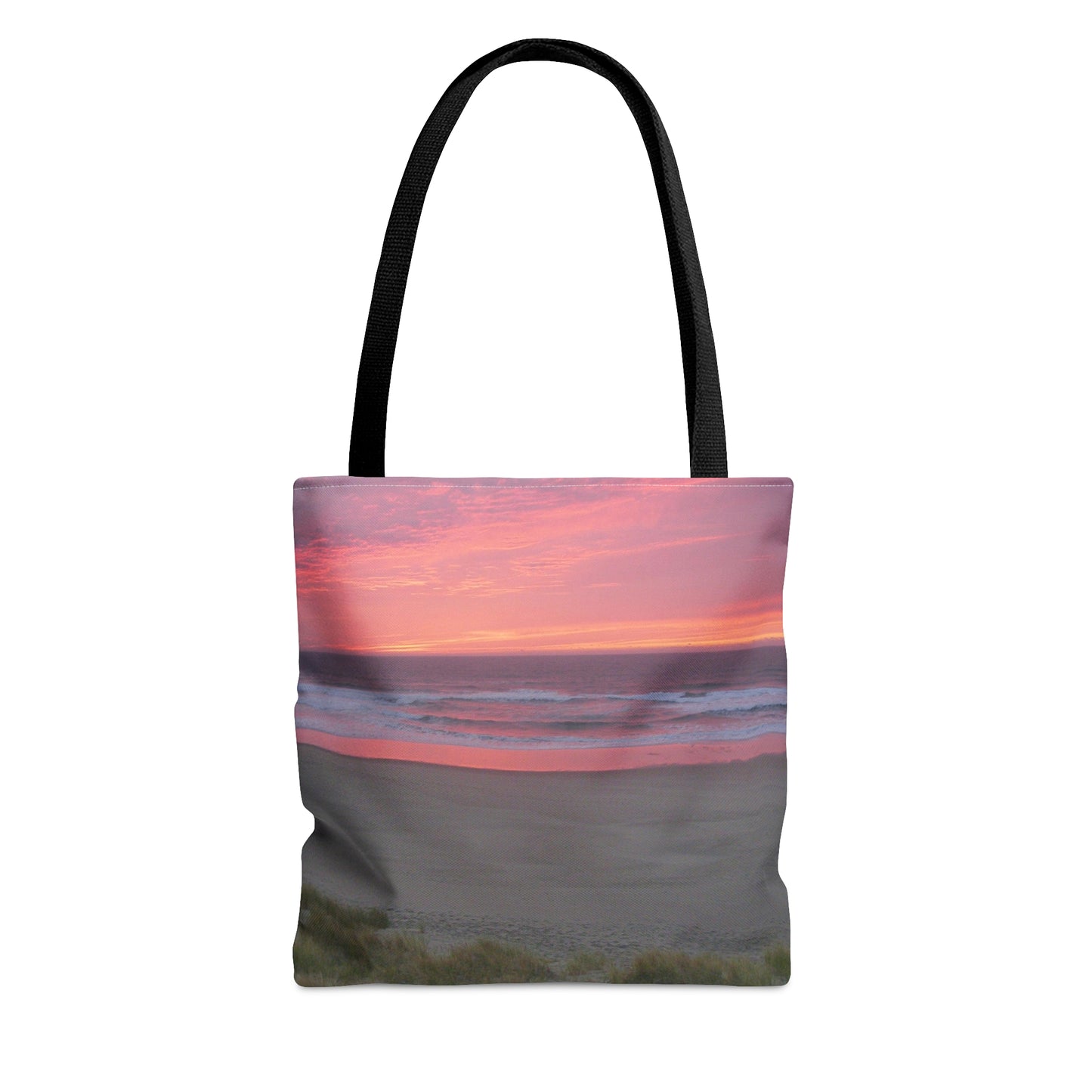 Pink Ocean Sunset Tote Bag
