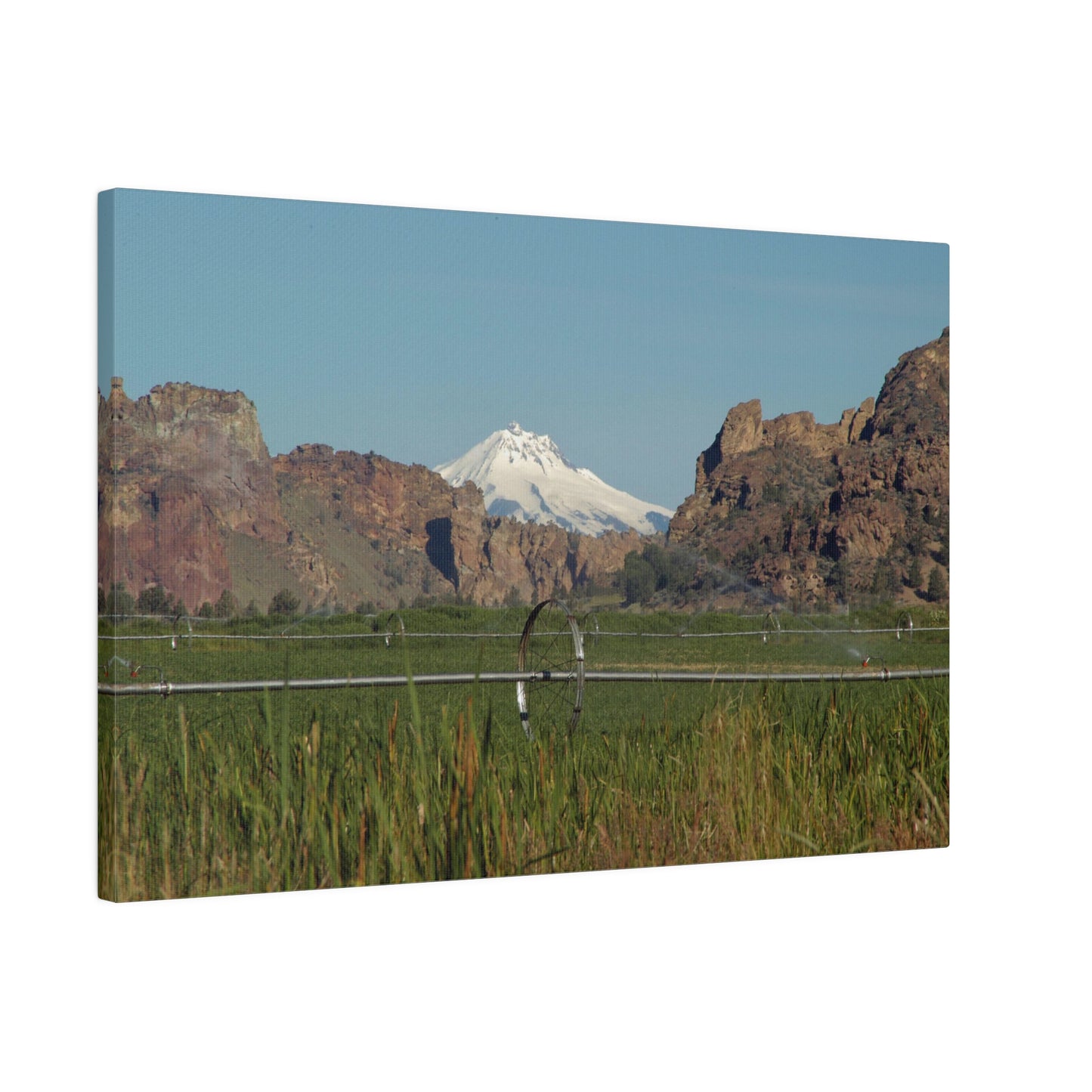 Mountain & Rocky Cliffs Matte Canvas