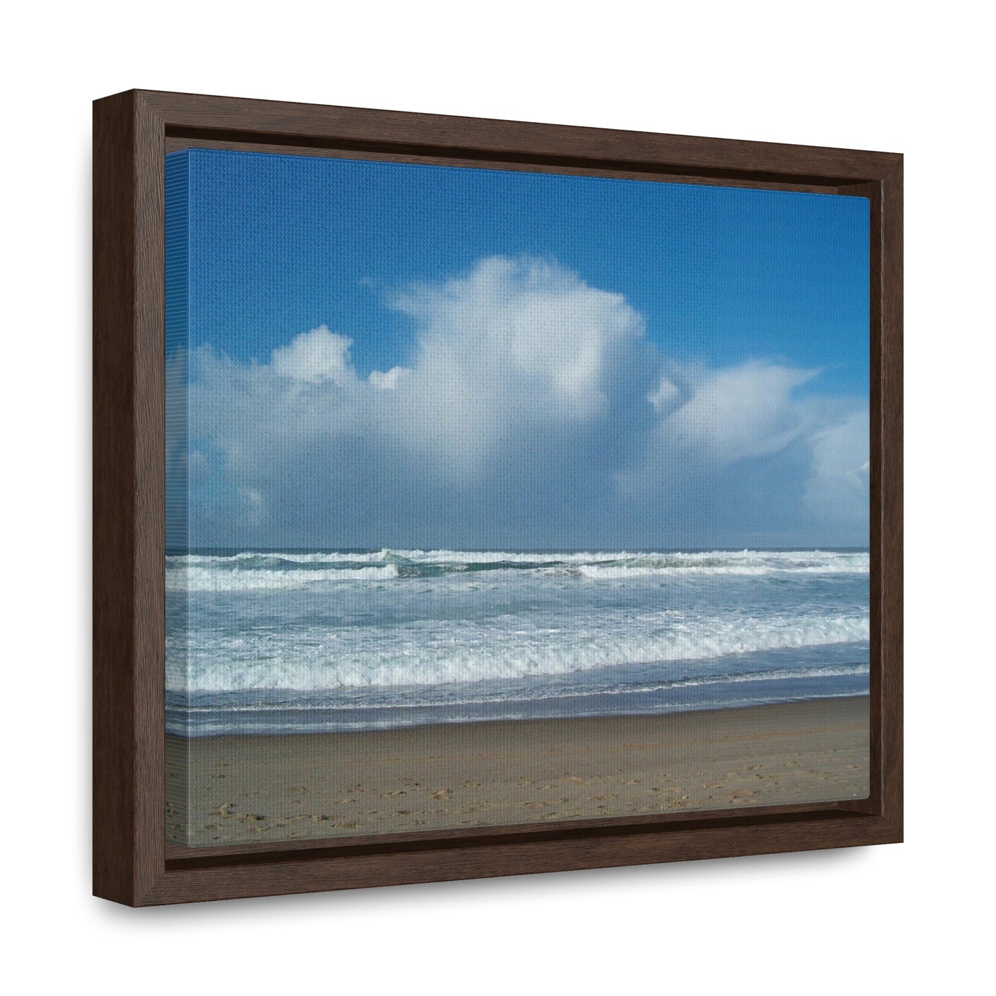 Blue Sky Beach Gallery Canvas Wraps Framed