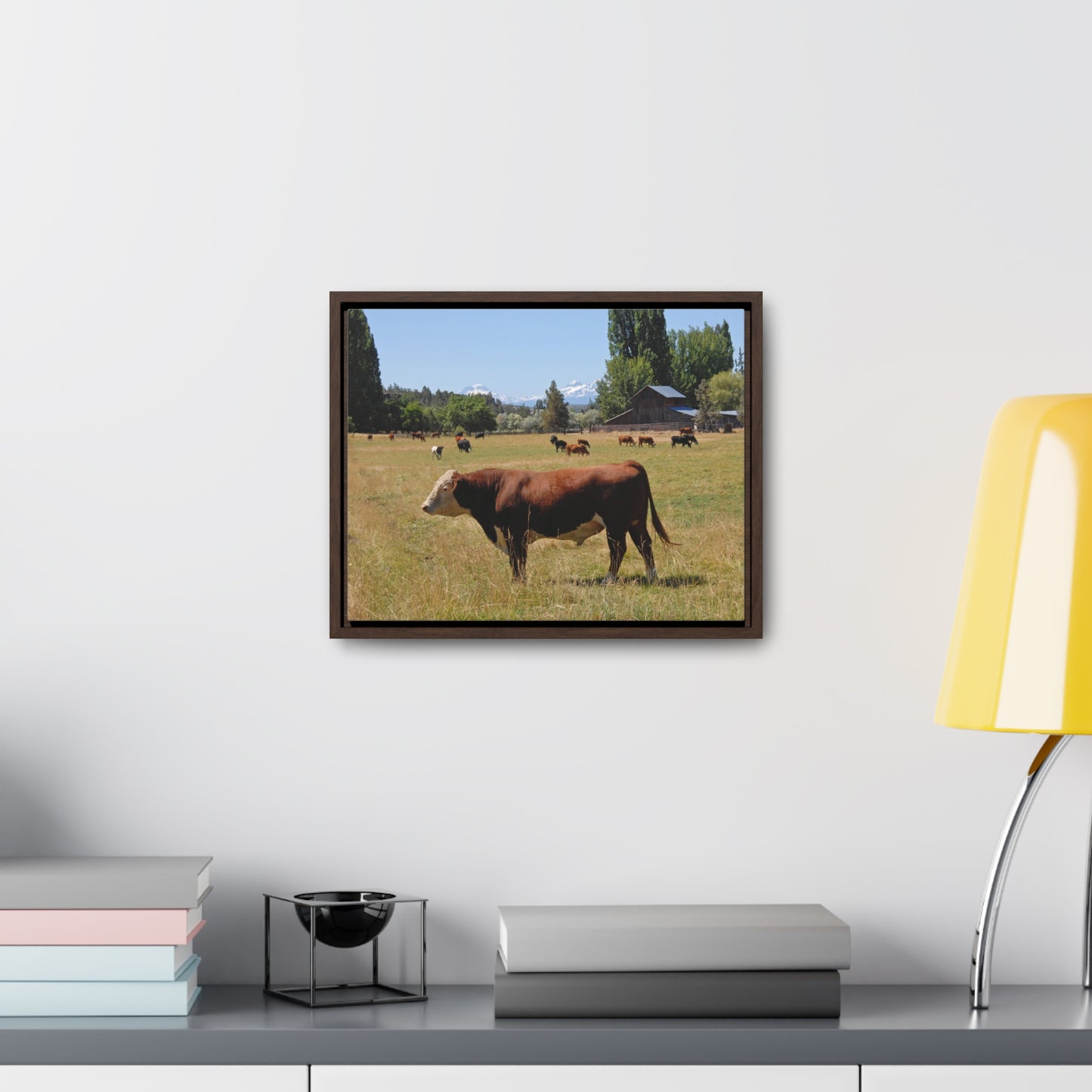 King Of The Pasture Gallery Canvas Wraps Framed