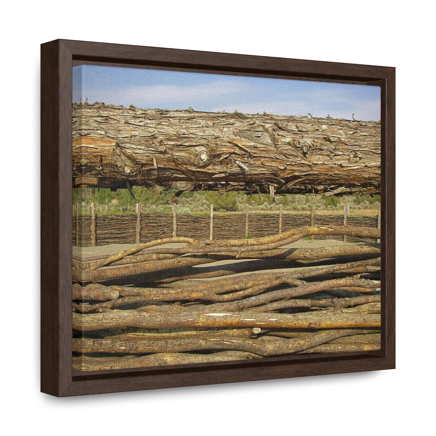 Through The Rails Gallery Canvas Wraps Framed
