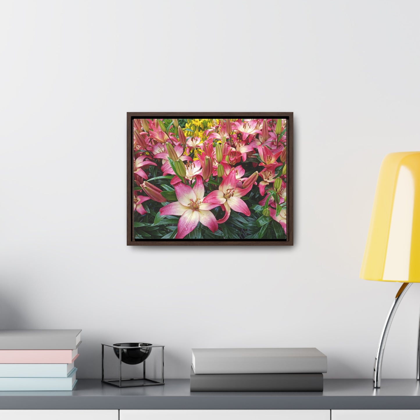 Lovely Lilies Gallery Canvas Wraps Framed