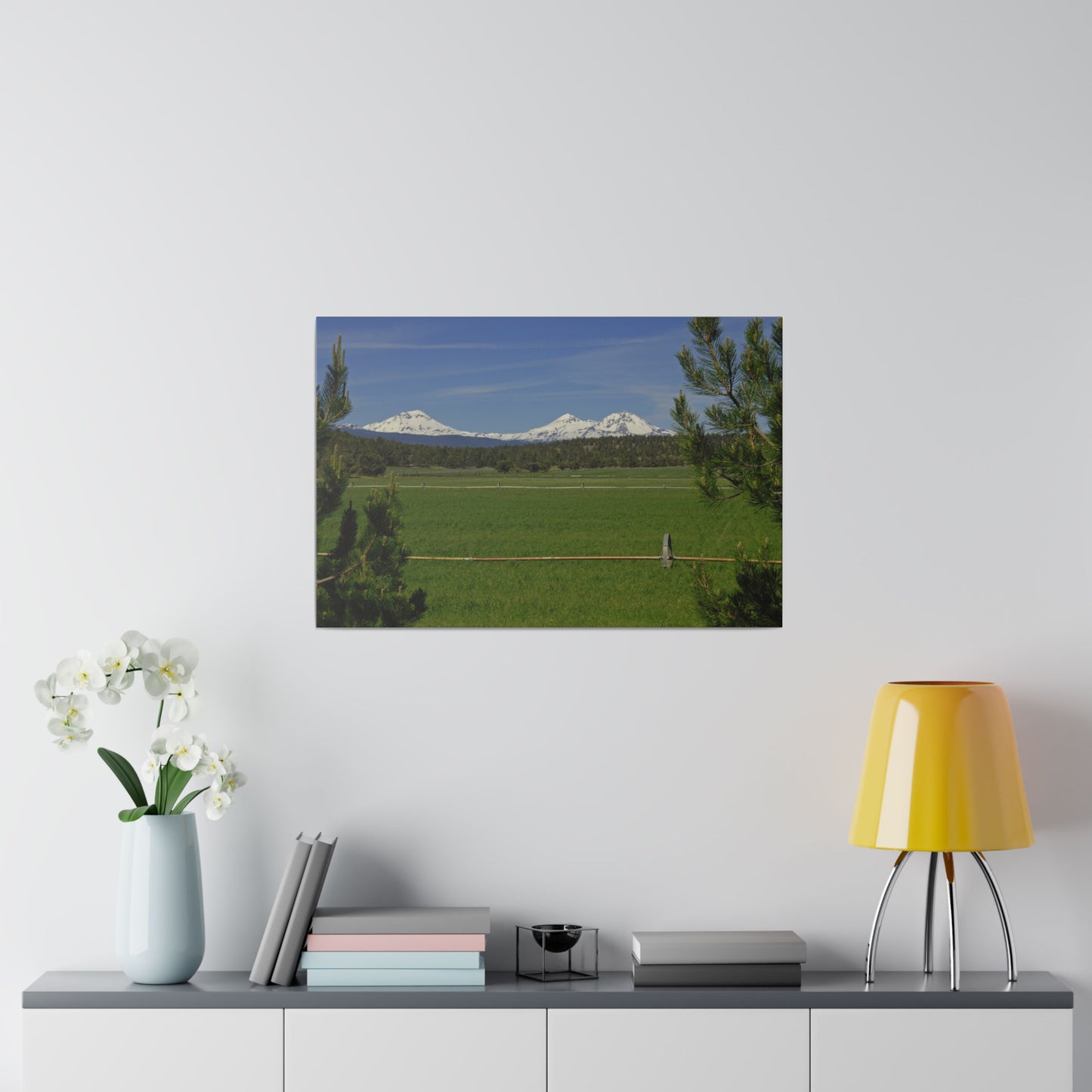 Mountain Pasture Matte Canvas