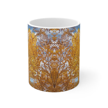 Autumn Gold Ceramic Mug 11oz