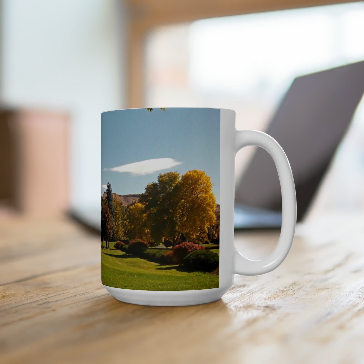 Autumn Lawn Ceramic Mug 15oz