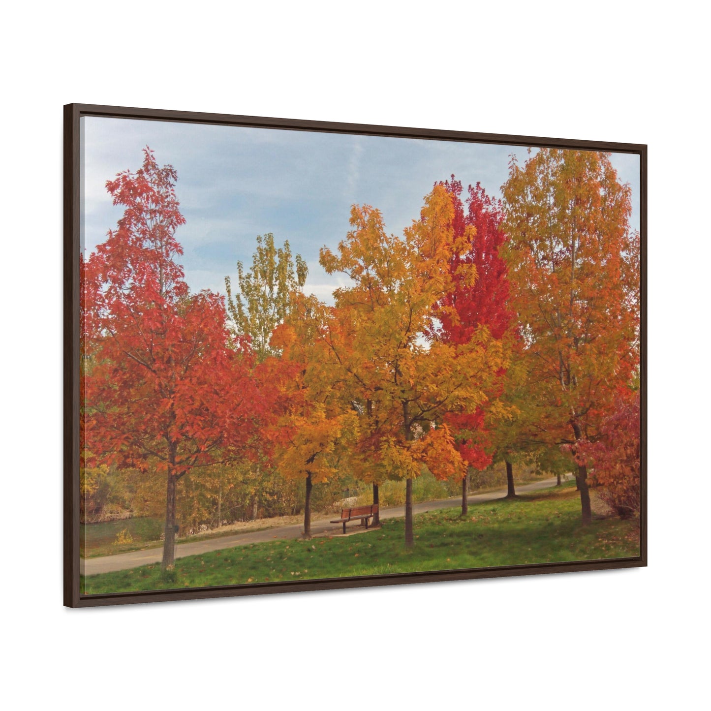 Autumn Serenity Gallery Canvas Wraps Framed
