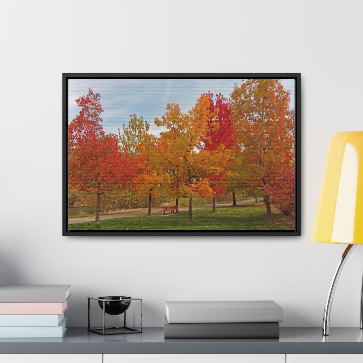 Autumn Serenity Gallery Canvas Wraps Framed