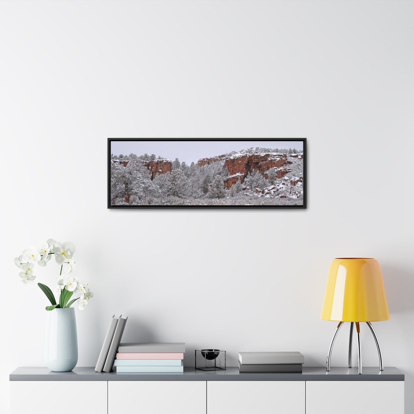 Winter Canyon Gallery Canvas Wraps Framed