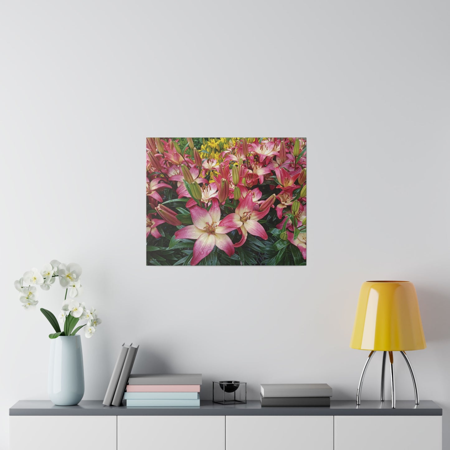 Lovely Lilies Matte Canvas