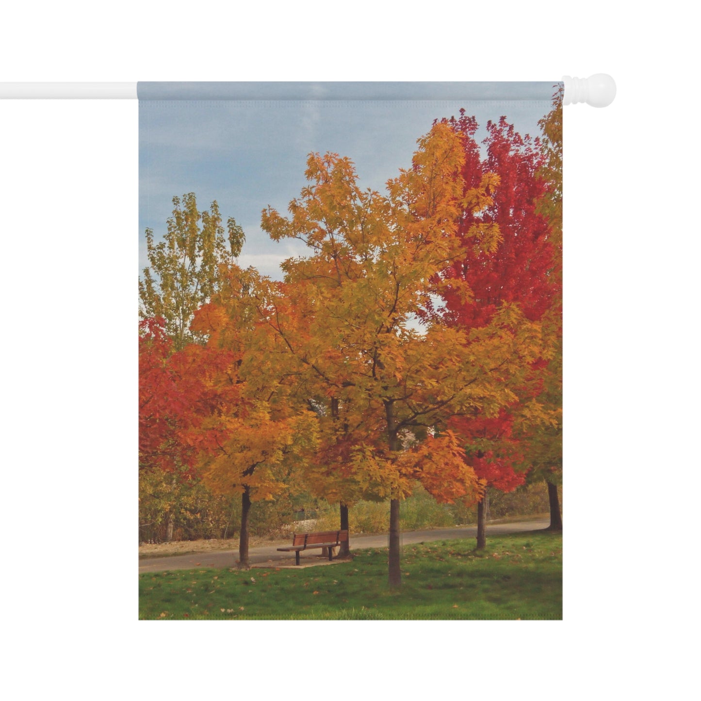 Autumn Serenity Garden & House Banner