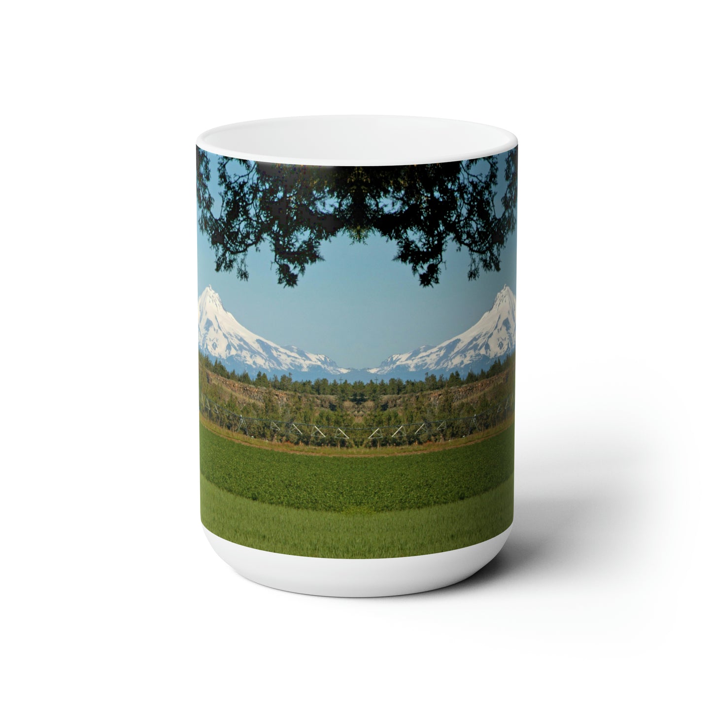 Juniper Framed Mountain Ceramic Mug 15oz