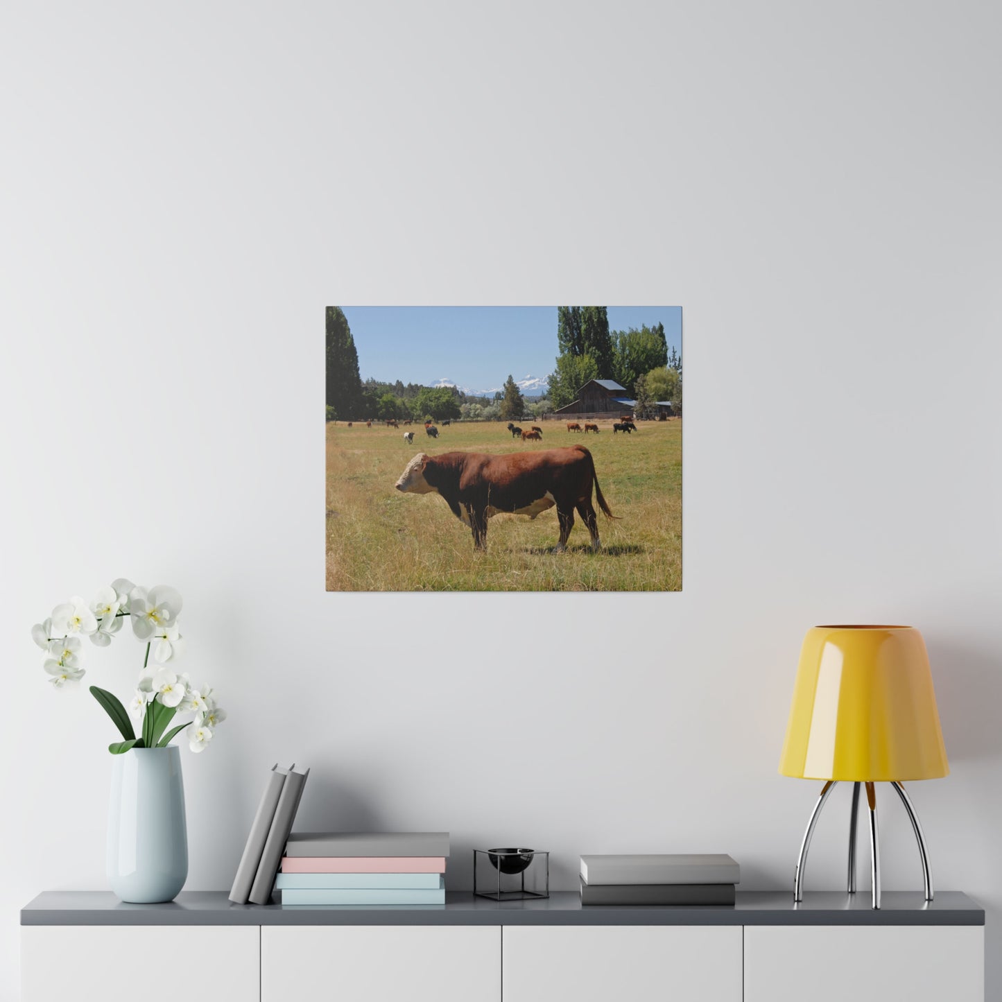 King Of The Pasture Matte Canvas