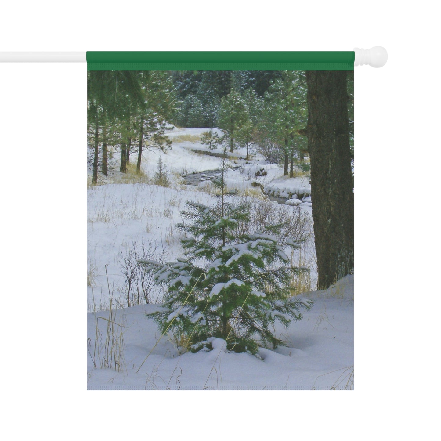 Christmas Tree Creek Garden & House Banner