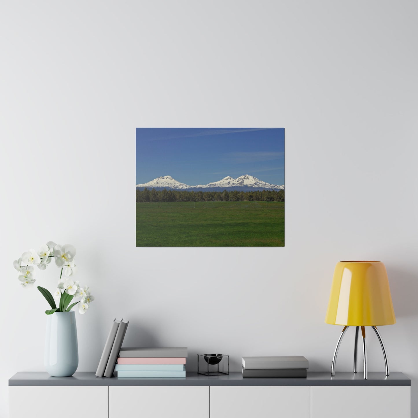 Mountain Field Matte Canvas