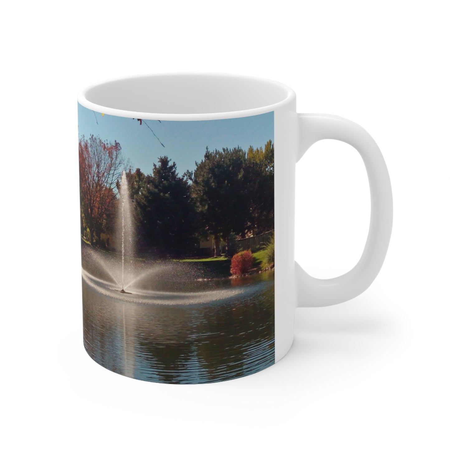 Autumn Fountain Ceramic Mug 11oz