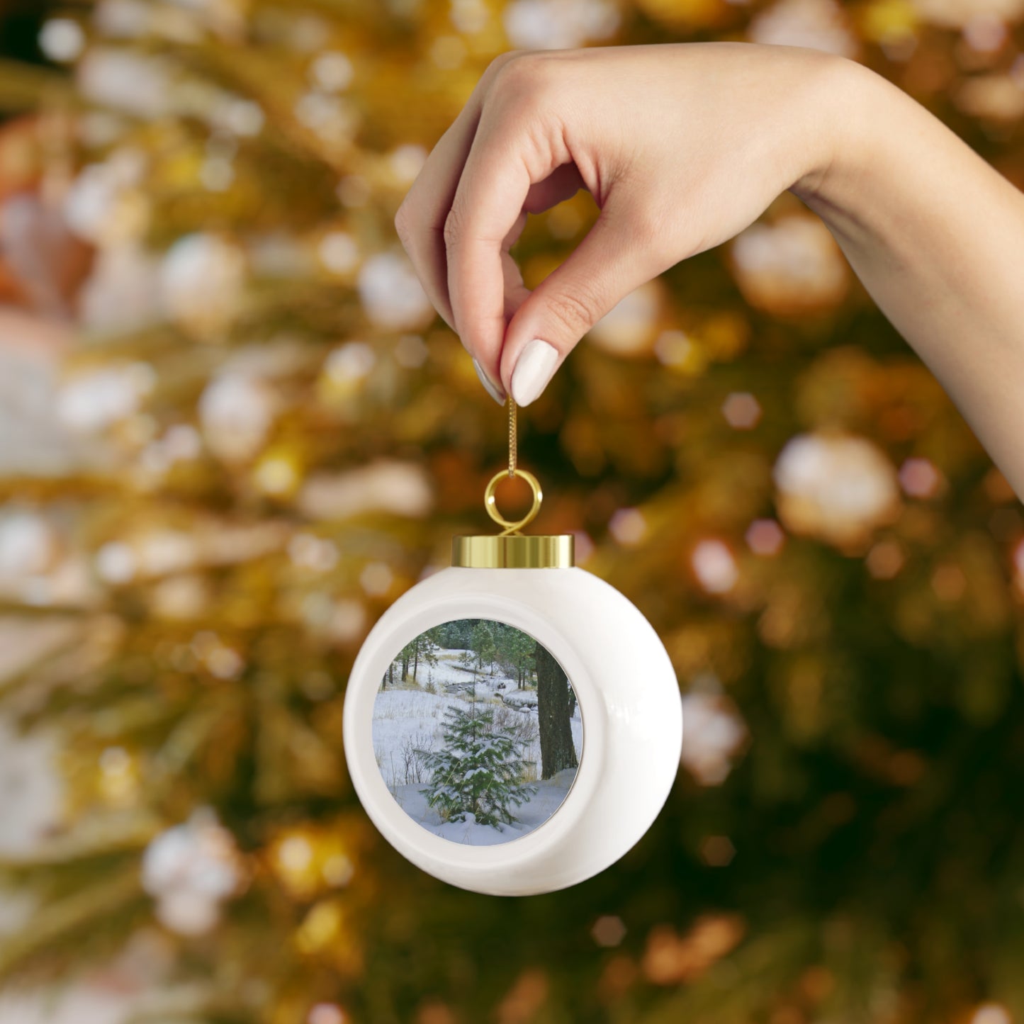 Christmas Tree Creek Christmas Ornament Ball