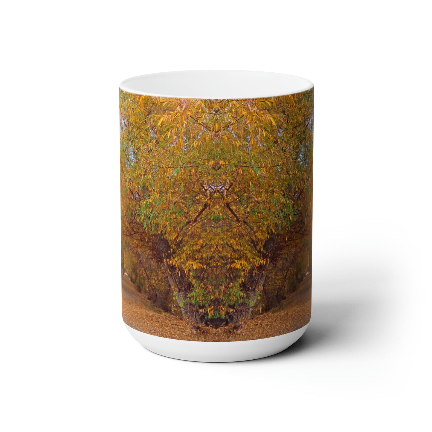 Autumn Path Ceramic Mug 15oz