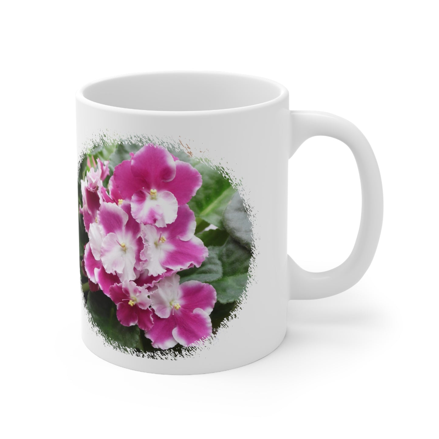 African Violets Ceramic Mug 11oz