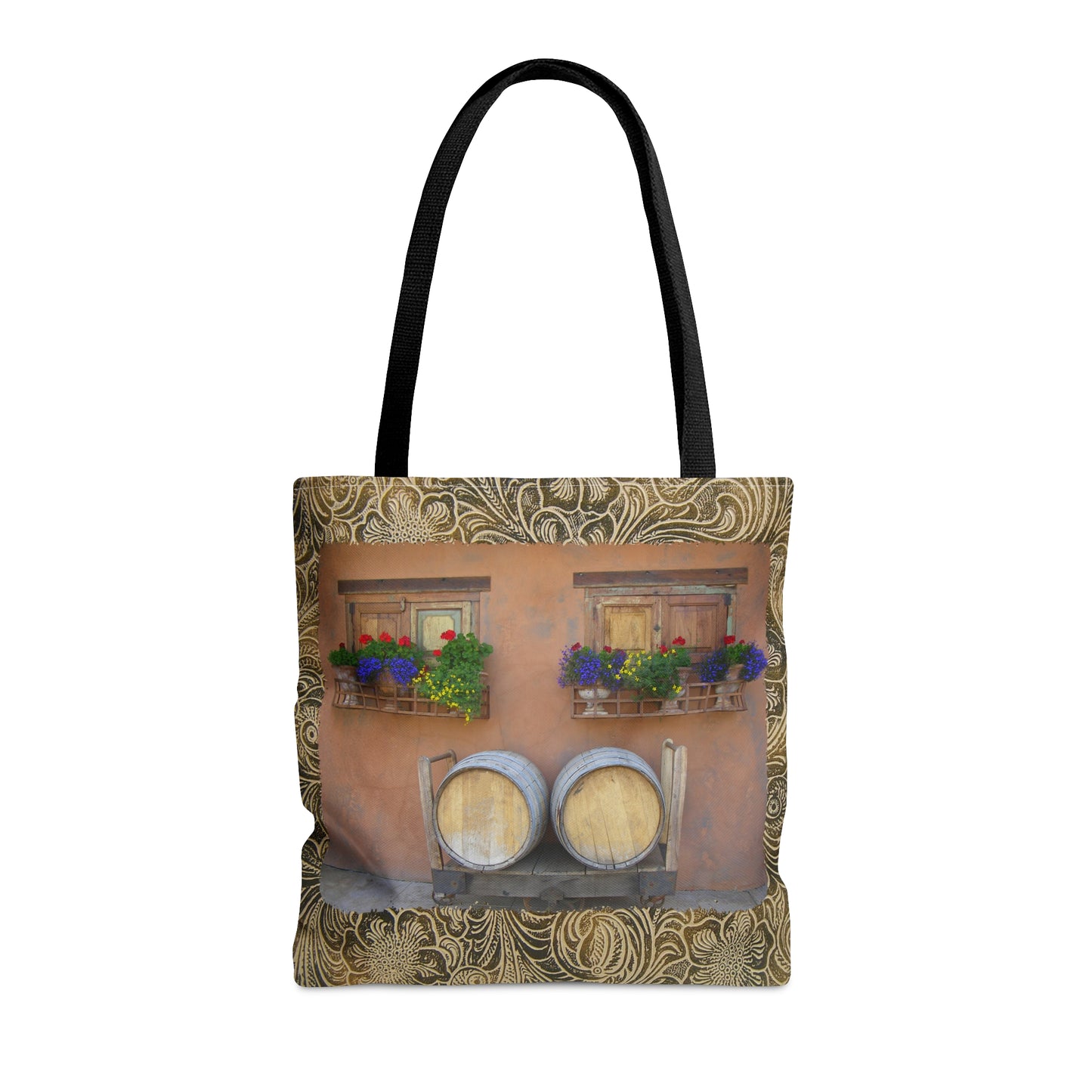 Spanish Windows & Barrels Tote Bag