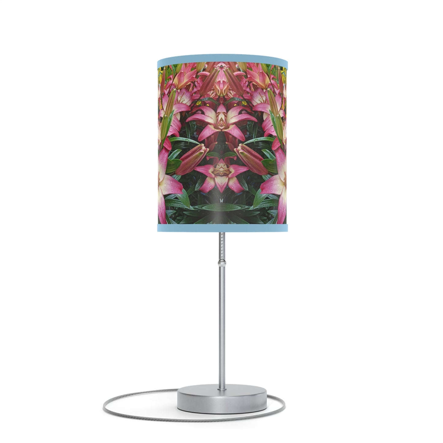Lovely Lilies Lamp on a Stand