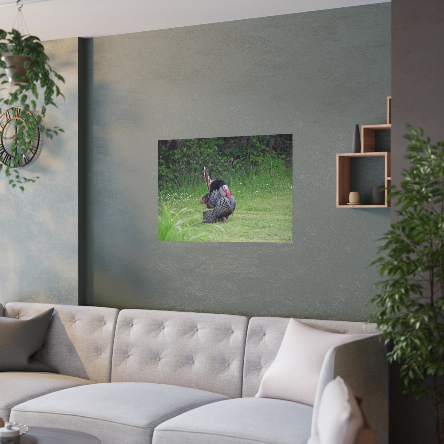 Turkey Trot Satin Posters