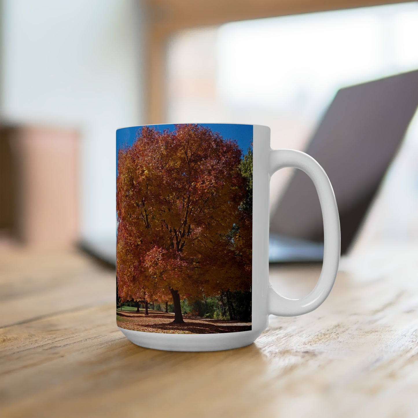 Autumn Tree Late Fall Ceramic Mug 15oz