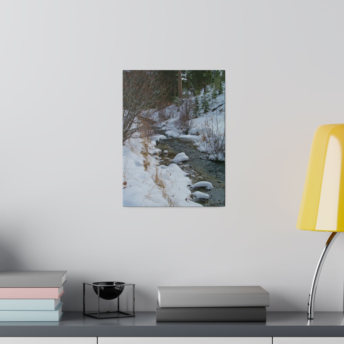 Snowy Creek Matte Canvas