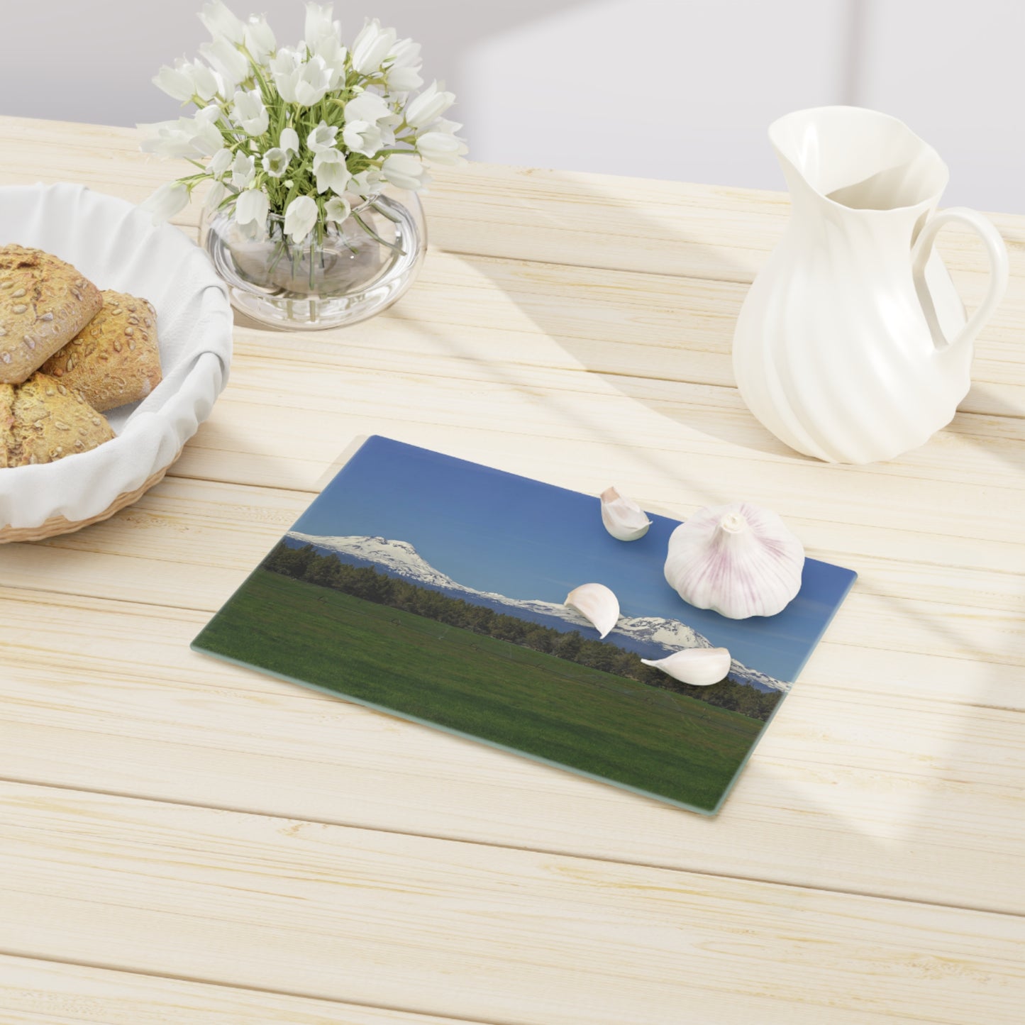 Mountain Field Cutting Board Dishwasher Safe