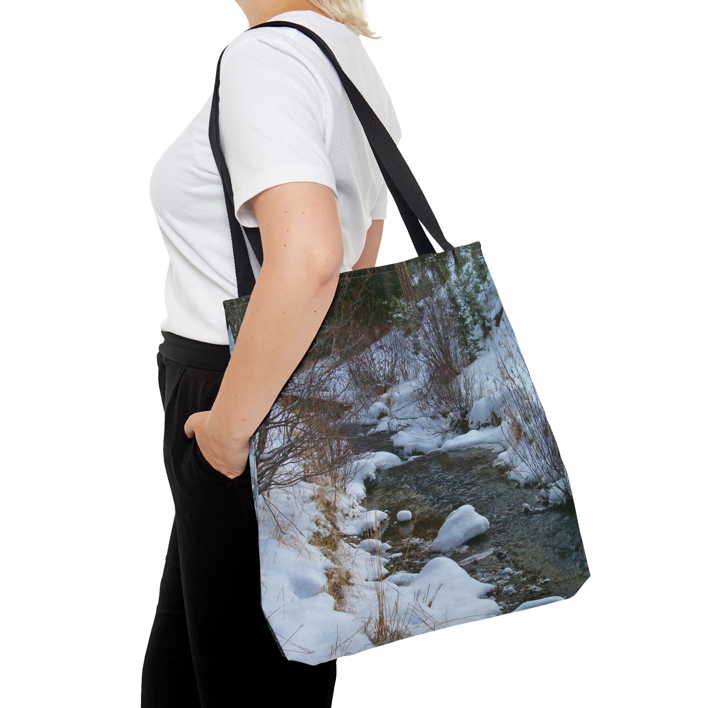 Snowy Creek Tote Bag