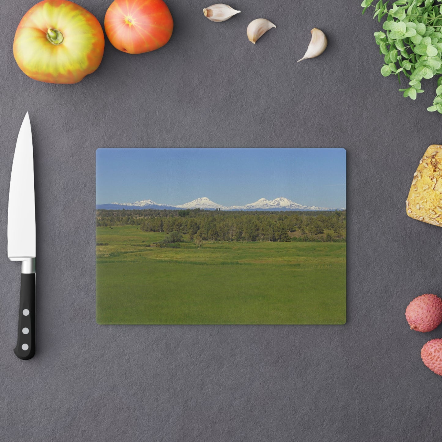 Mountain Meadow Cutting Board Dishwasher Safe