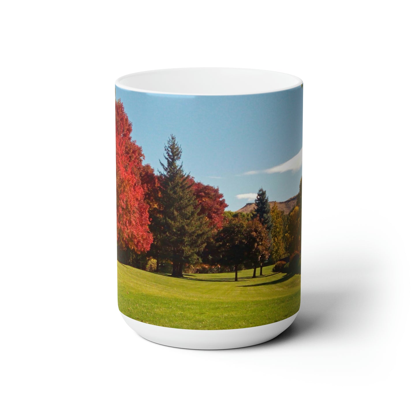 Autumn Lawn Ceramic Mug 15oz