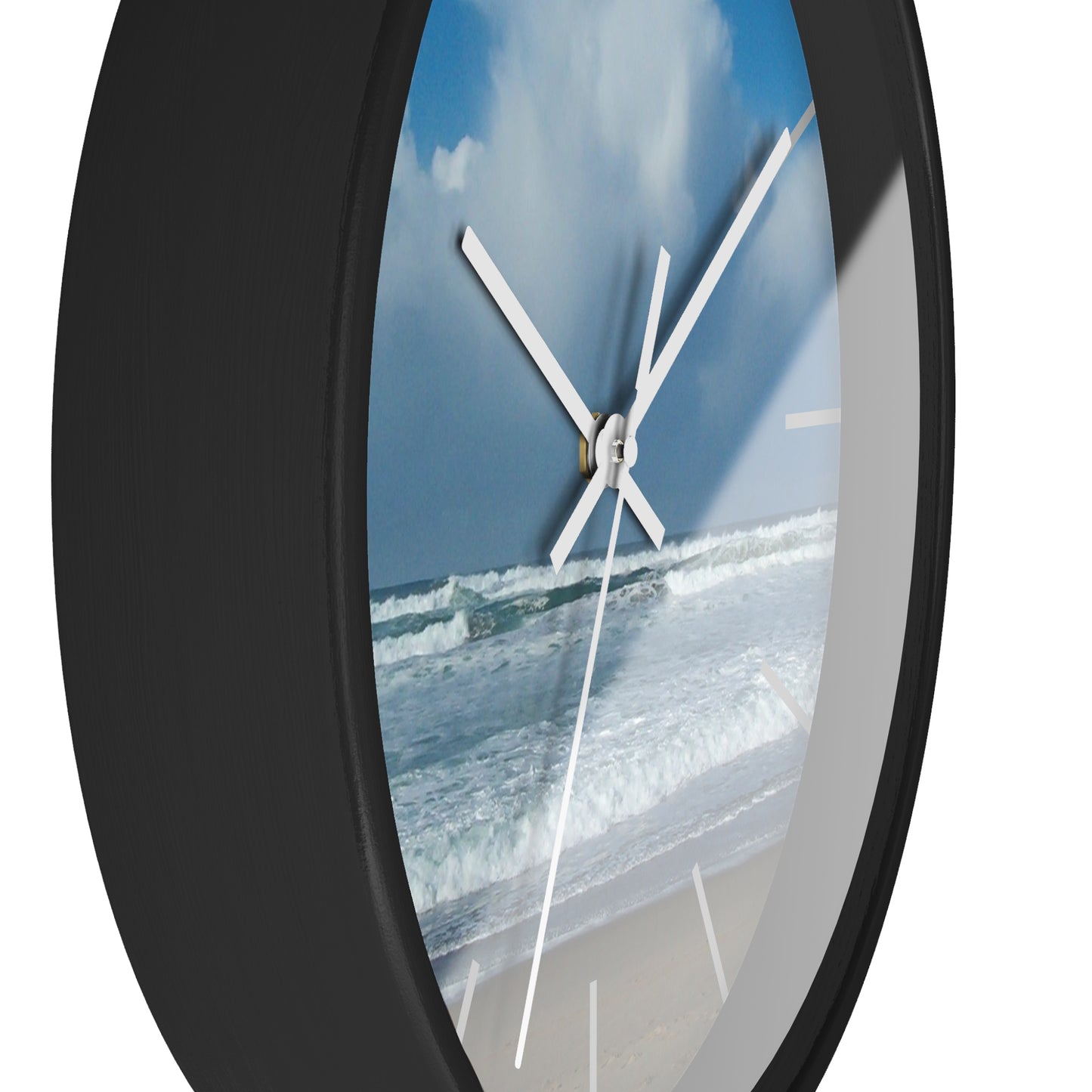 Blue Sky Beach Wall Clock