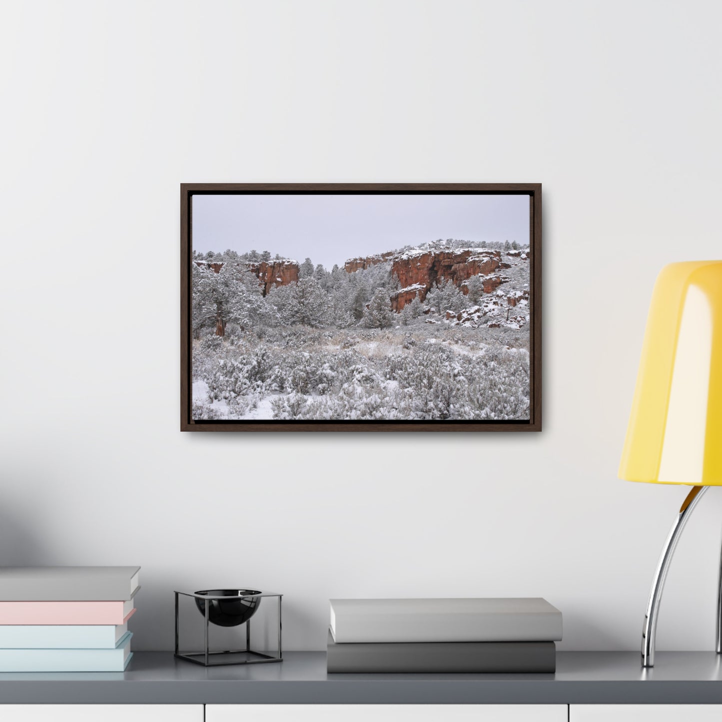 Winter Canyon Gallery Canvas Wraps Framed