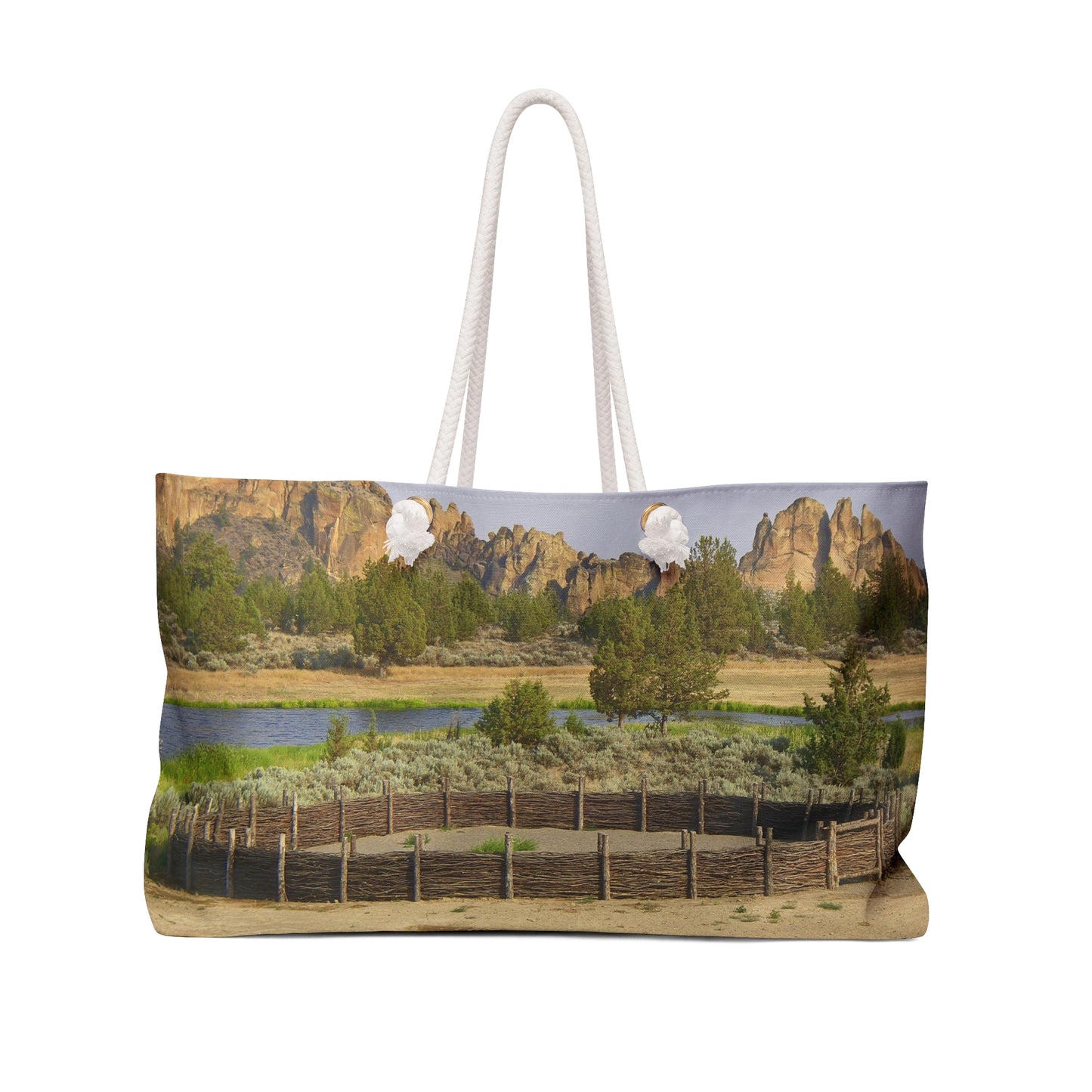 Scenic Round Pen Weekender Bag