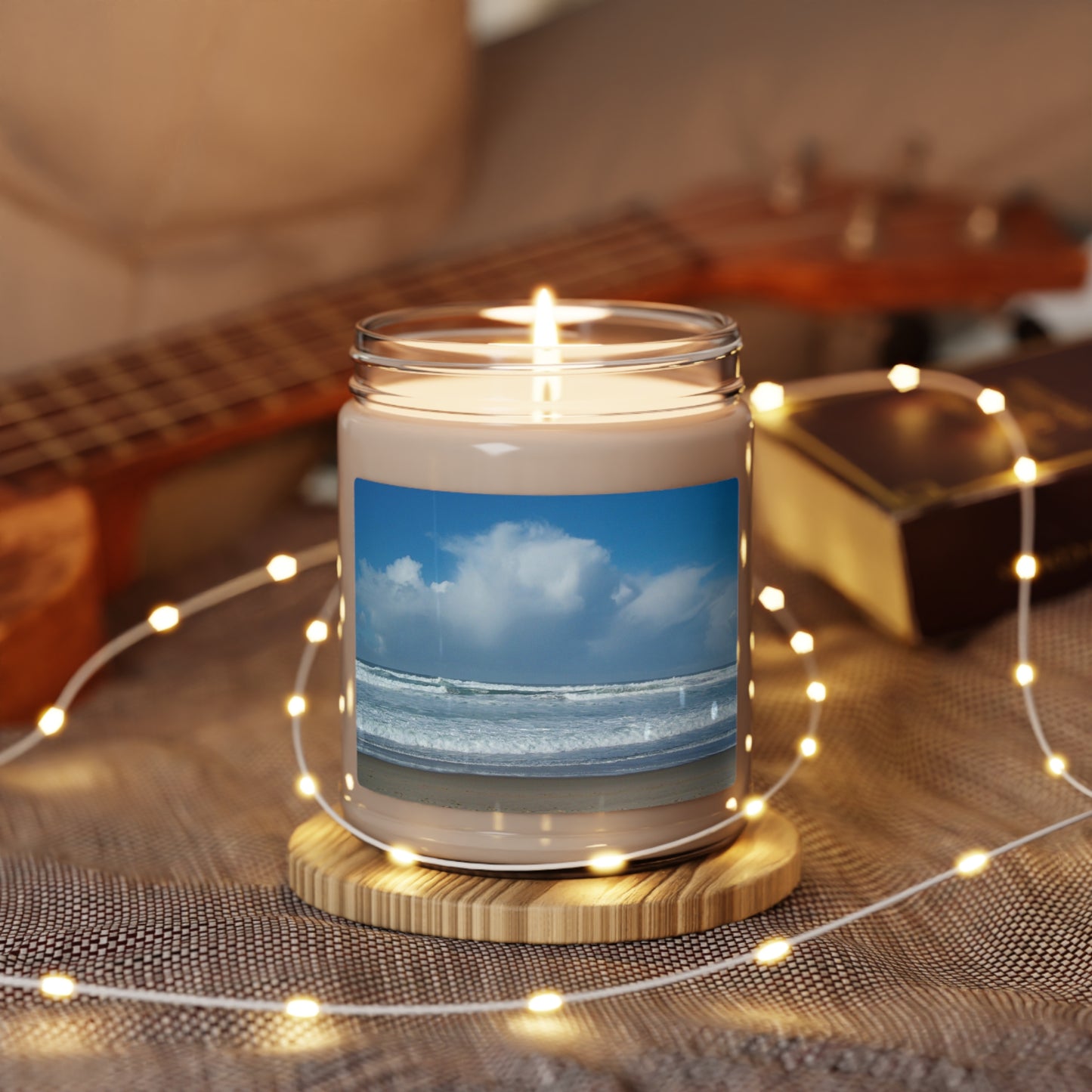 Blue Sky Beach Scented Soy Candle, 9oz