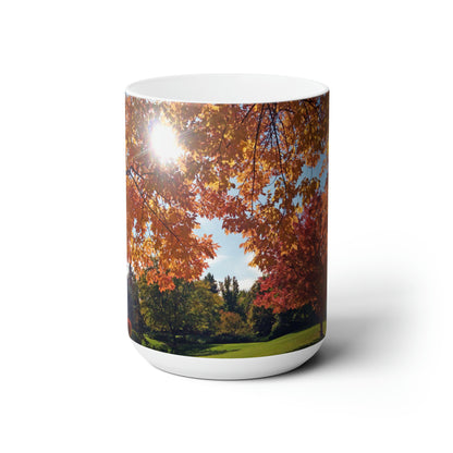 Autumn Light Ceramic Mug 15oz