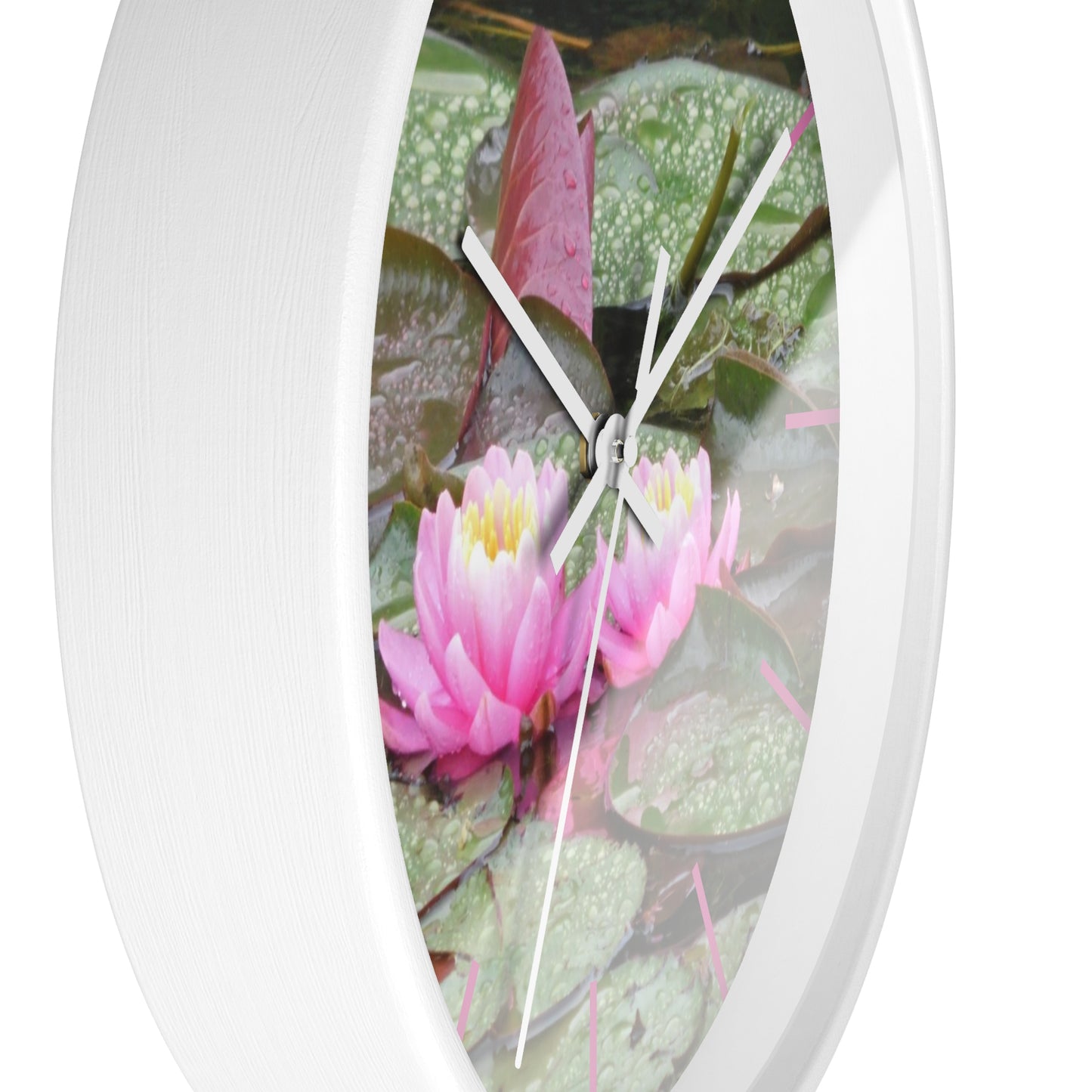 Water Lilies Wall Clock