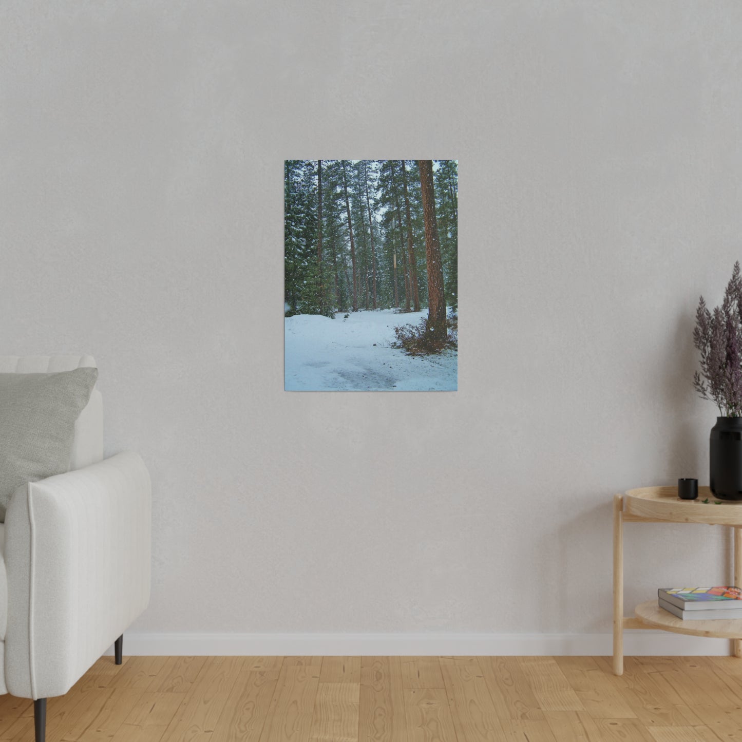 Snowfall Matte Canvas