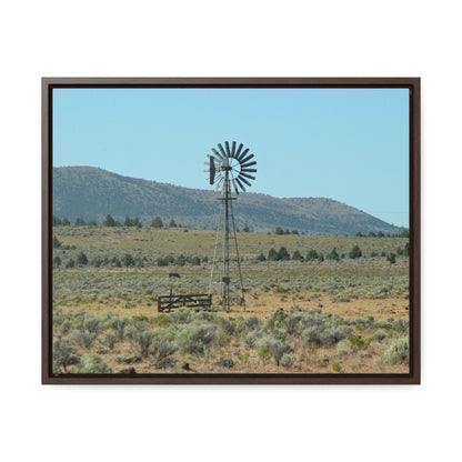 High Desert Windmill Gallery Canvas Wraps Horizontal Framed