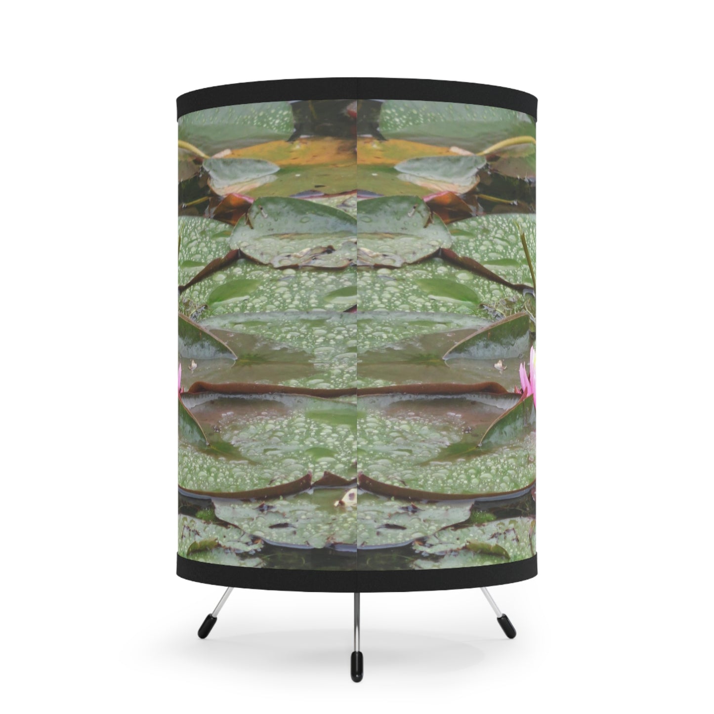 Water Lilies Tripod Lamp