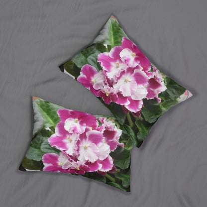 African Violet Spun Polyester Lumbar Pillow