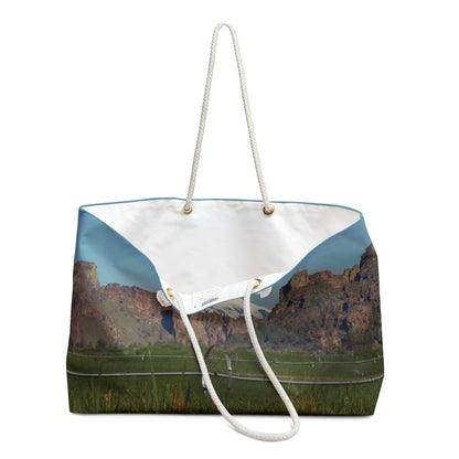 Mountain & Rocky Cliffs Weekender Bag
