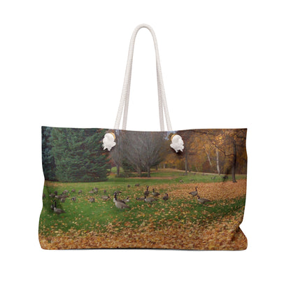 Autumn Geese Weekender Bag
