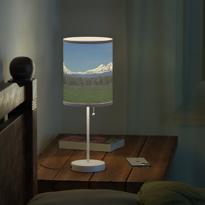 Mountain Field Lamp on a Stand