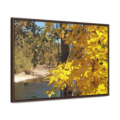 Autumn River Gallery Canvas Wraps Framed