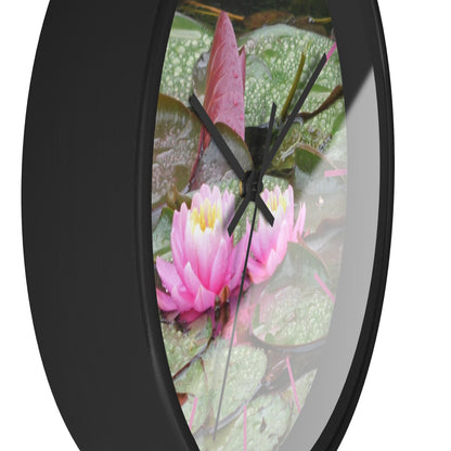 Water Lilies Wall Clock