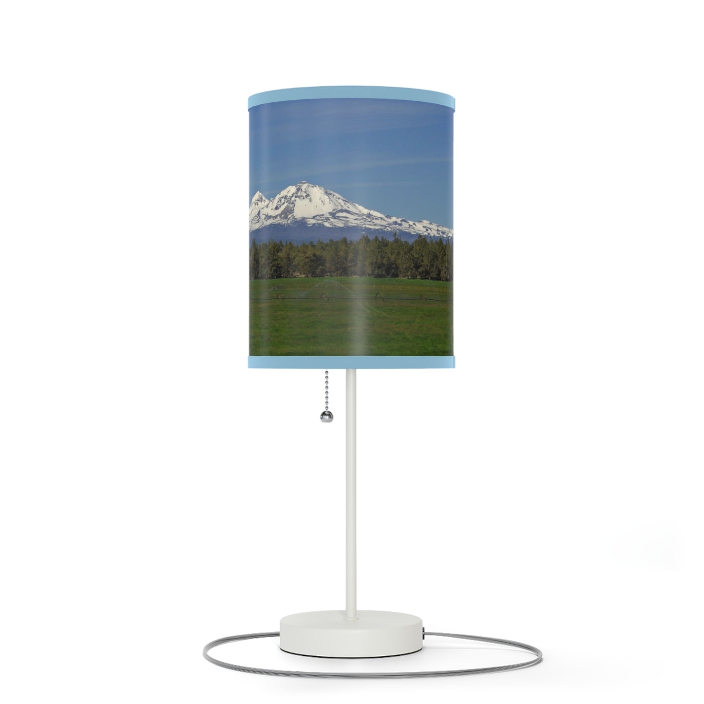 Mountain Field Lamp on a Stand