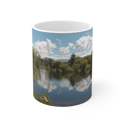Peaceful Pond Ceramic Mug 11oz